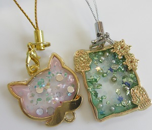 15. レジンでキーホルダーをつくろう！　☆終了しました☆